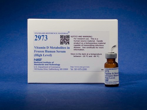 SRM 2973 人血清中的維生素 D 代謝物標準品(高水平)