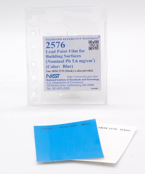 SRM 2576  建筑表面鉛涂料(標(biāo)稱鉛5.6毫克/厘米)2)(顏色:藍(lán)色)