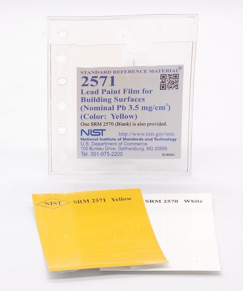 SRM 2571  建筑表面用鉛涂料膜(標(biāo)稱PB3.5mg/cm)2(顏色:黃色)