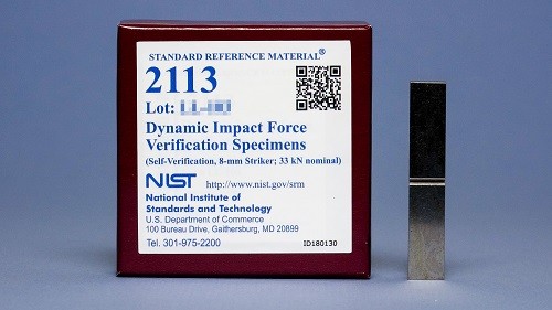 SRM 2113  動態沖擊力驗證樣本(自驗證，8毫米前鋒；33 kN標稱)